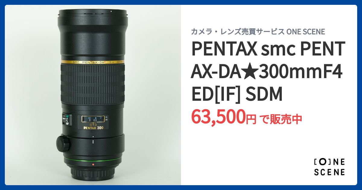 PENTAX smc PENTAX-DA☆300mmF4ED[IF] SDMの出品 | ONE SCENE（ワン