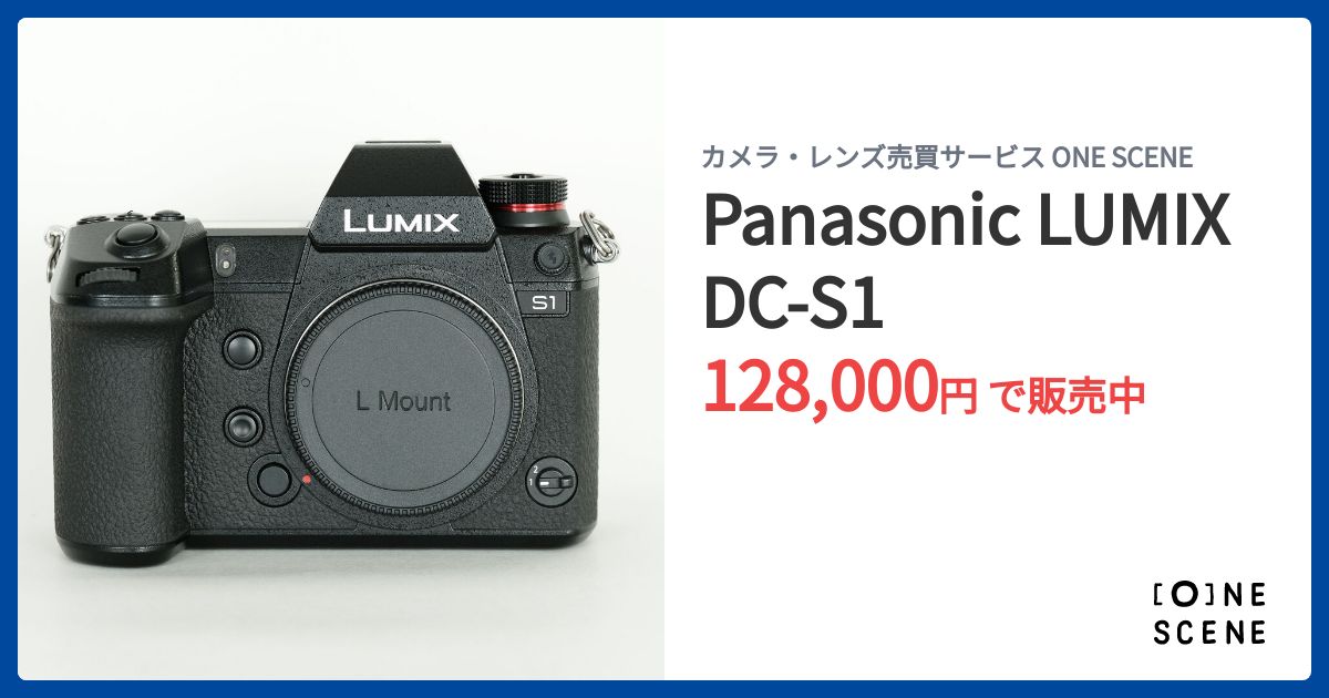 綺麗 Panasonic LUMIX DC-S1 シャッター数約6500回 綺麗 Panasonic LUMIX DC-S1 シャッター数約6500回（赤城耕一の