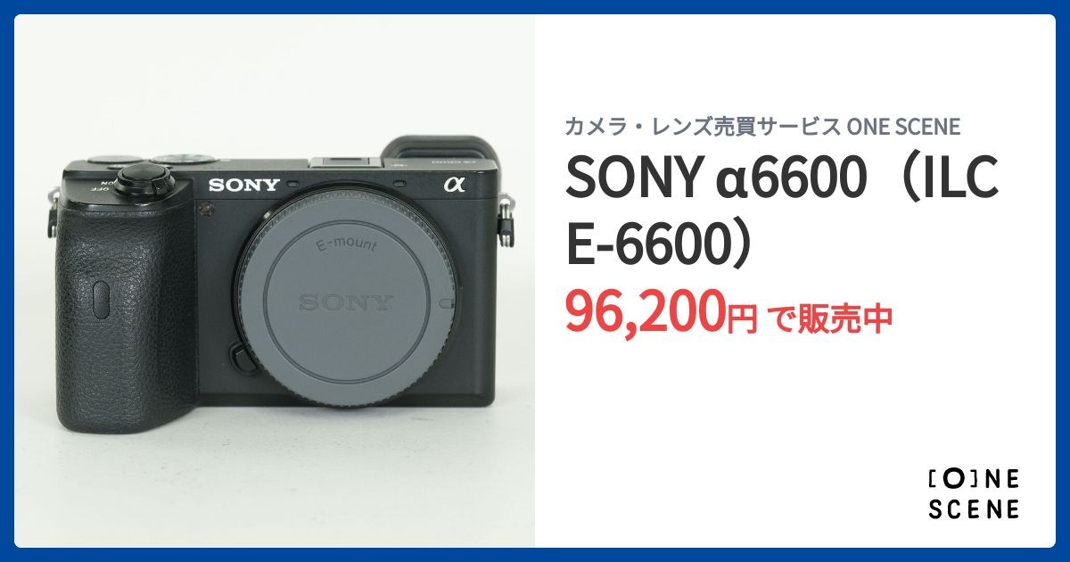 SONY α6600（ILCE-6600）の出品 | ONE SCENE（ワンシーン）