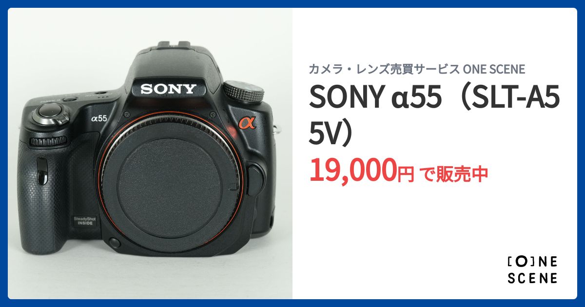 SONY α55（SLT-A55V）の出品 | ONE SCENE（ワンシーン）