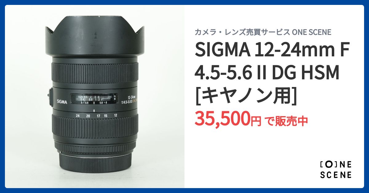 SIGMA 12-24mm F4.5-5.6 II DG HSM [キヤノン用]の出品 | ONE SCENE