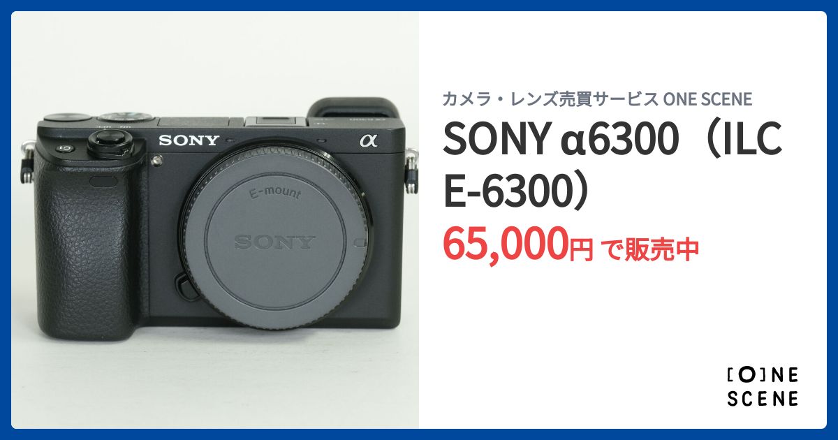 SONY α6300（ILCE-6300）の出品 | ONE SCENE（ワンシーン）