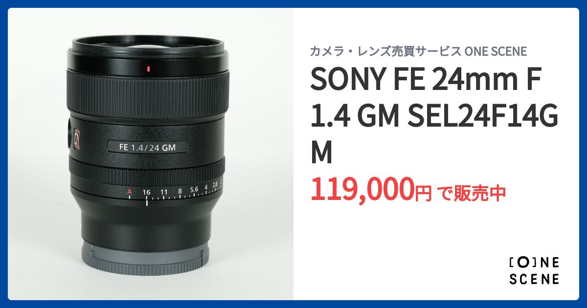 SONY FE 24mm F1.4 GM SEL24F14GMの出品 | ONE SCENE（ワンシーン）