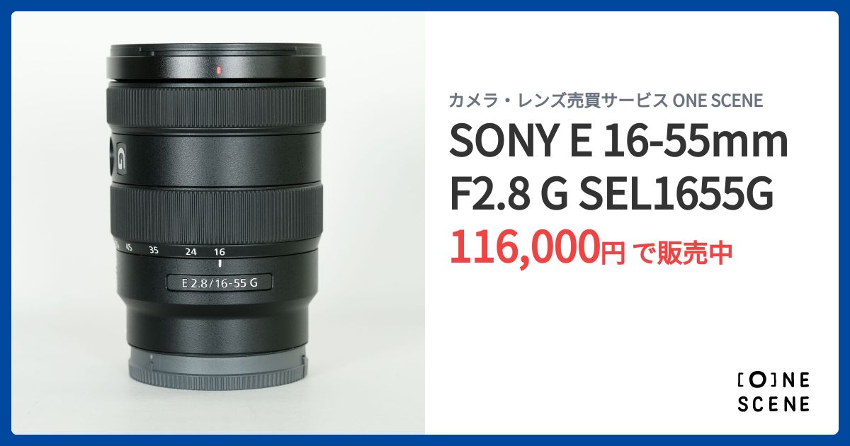 SONY E 16-55mm F2.8 G SEL1655Gの出品 | ONE SCENE（ワンシーン）