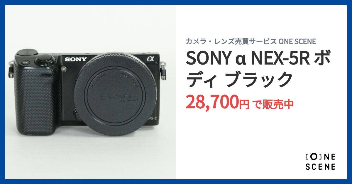 SONY α NEX-5R ボディ ブラックの出品 | ONE SCENE（ワンシーン）