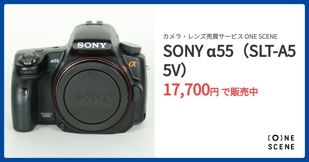 SONY α55（SLT-A55V）の出品 | ONE SCENE（ワンシーン）