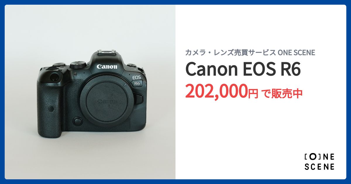 Canon EOS R6の出品 | ONE SCENE（ワンシーン）