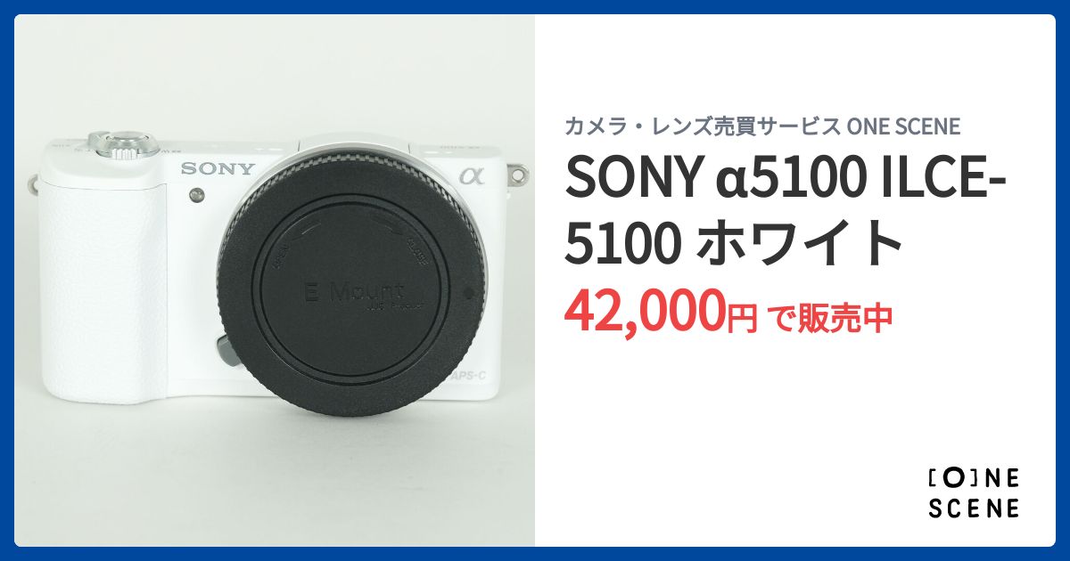 SONY α5100 ILCE-5100 ホワイトの出品 | ONE SCENE（ワンシーン）