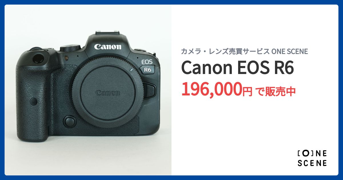 Canon EOS R6の出品 | ONE SCENE（ワンシーン）