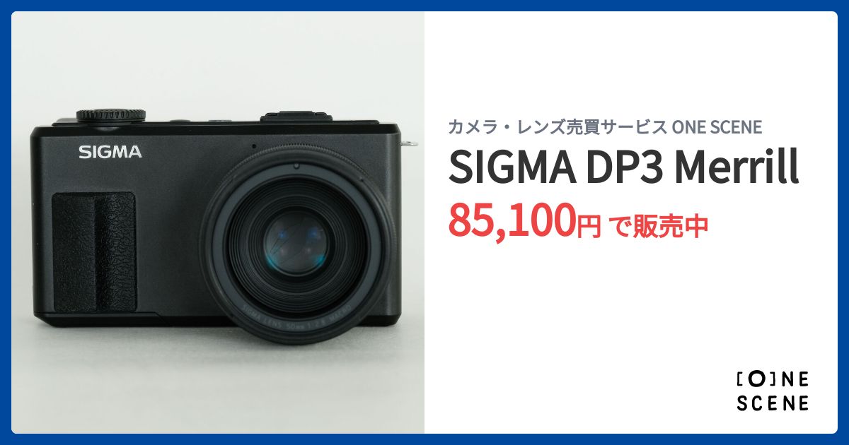 SIGMA DP3 Merrillの出品 | ONE SCENE（ワンシーン）
