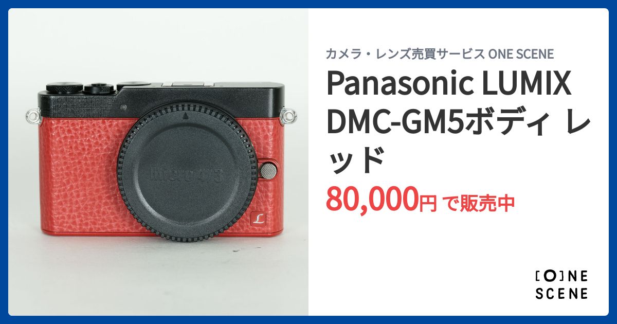 Panasonic LUMIX DMC-GM5ボディ レッドの出品 | ONE SCENE（ワン