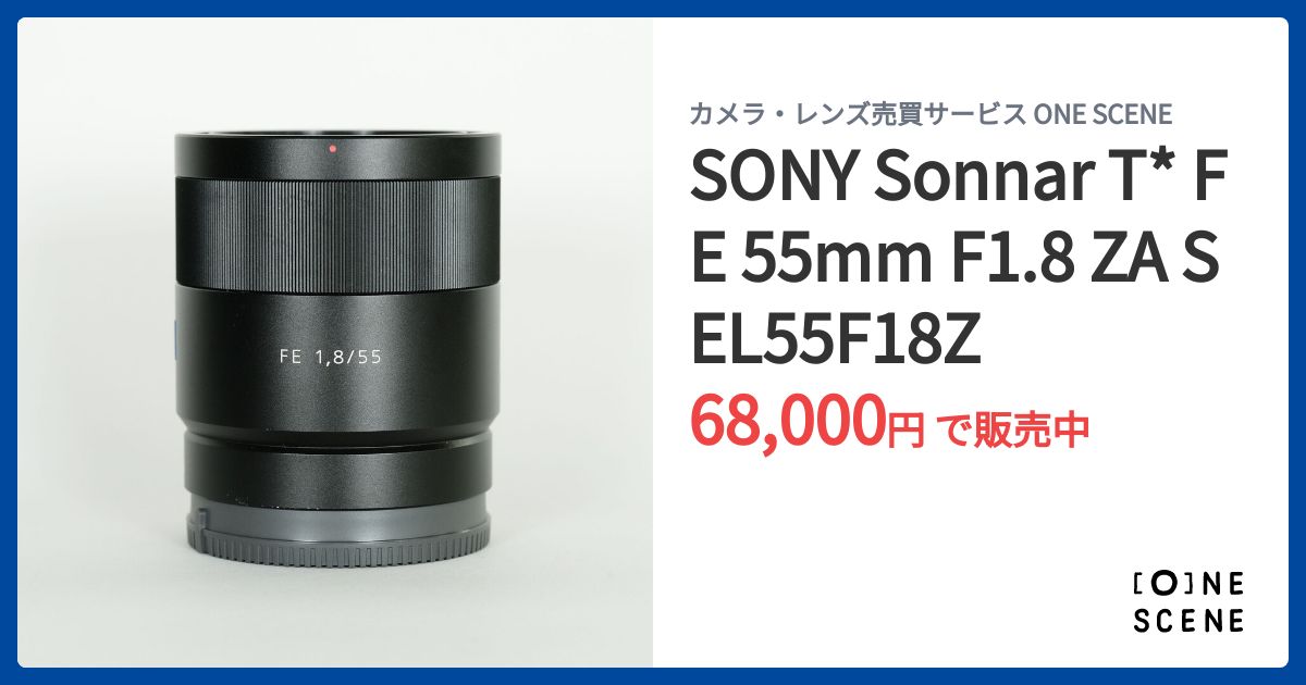 SONY - 【美品・おまけ付】SONY sonnar sel55f18 単焦点レンズ SEL55F18Z レビュー | これは神レンズ！最初の1本におすすめの単焦点
