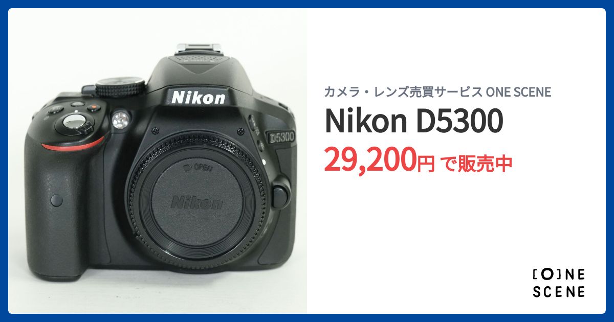 Nikon D5300の出品 | ONE SCENE（ワンシーン）