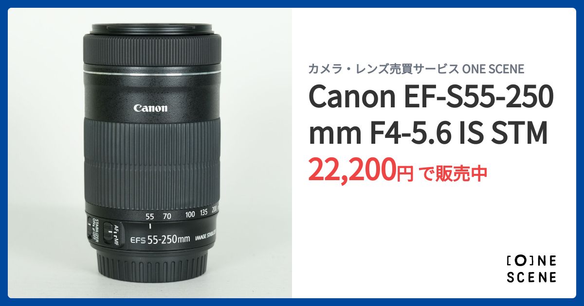 Canon EF-S55-250mm F4-5.6 IS STMの出品 | ONE SCENE（ワンシーン）