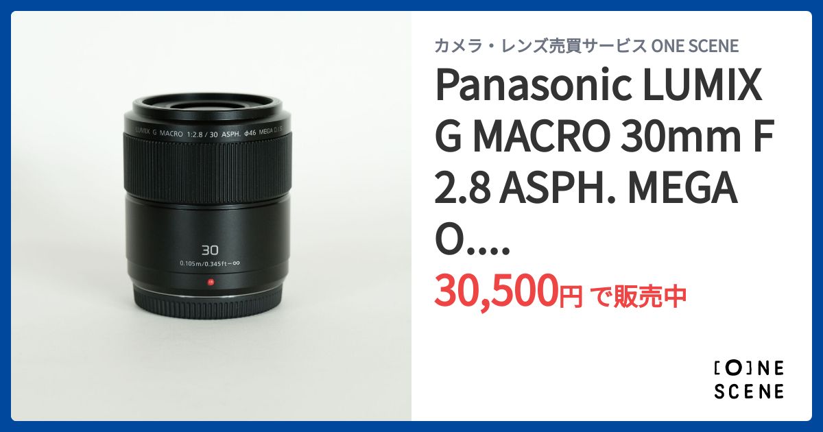 レンズ(単焦点) Panasonic LUMIX G MACRO 30mm/F2.8 71u-8eF0AbL._AC_UL210_SR210,