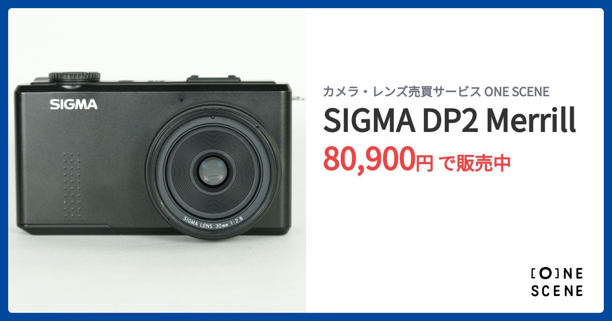 SIGMA DP2 Merrillの出品 | ONE SCENE（ワンシーン）
