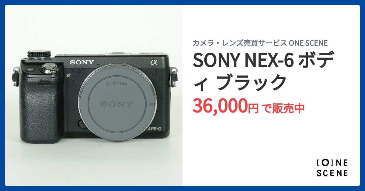 SONY NEX-6 ボディ ブラックの出品 | ONE SCENE（ワンシーン）