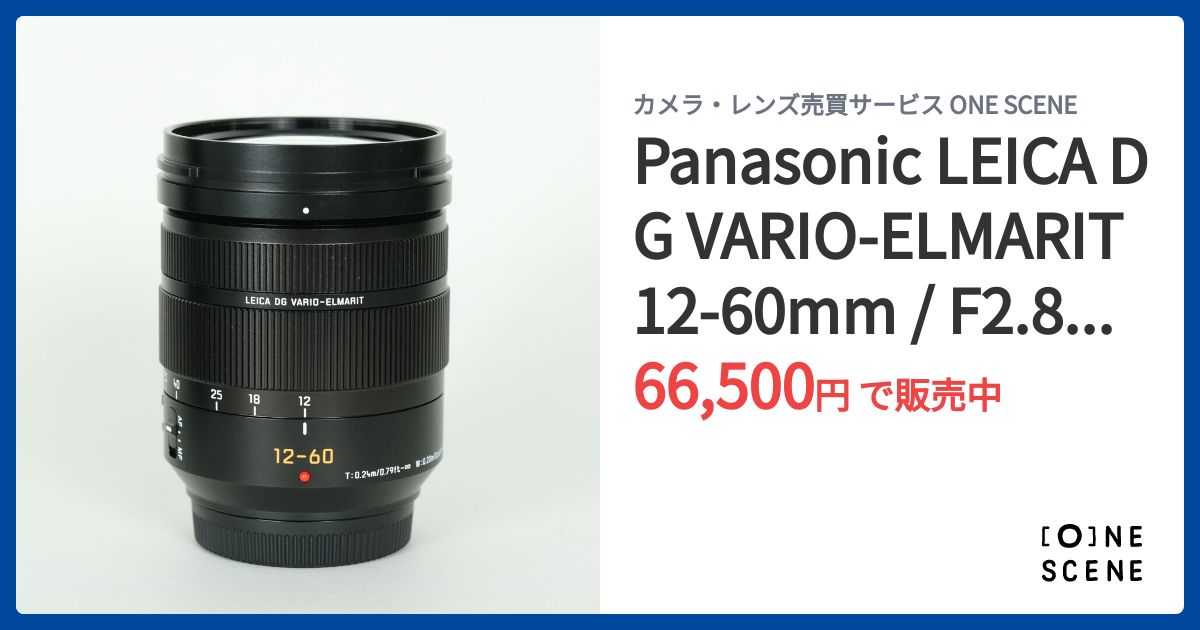 Panasonic LEICA DG VARIO-ELMARIT 12-60mm / F2.8-4.0 ASPH. / POWER