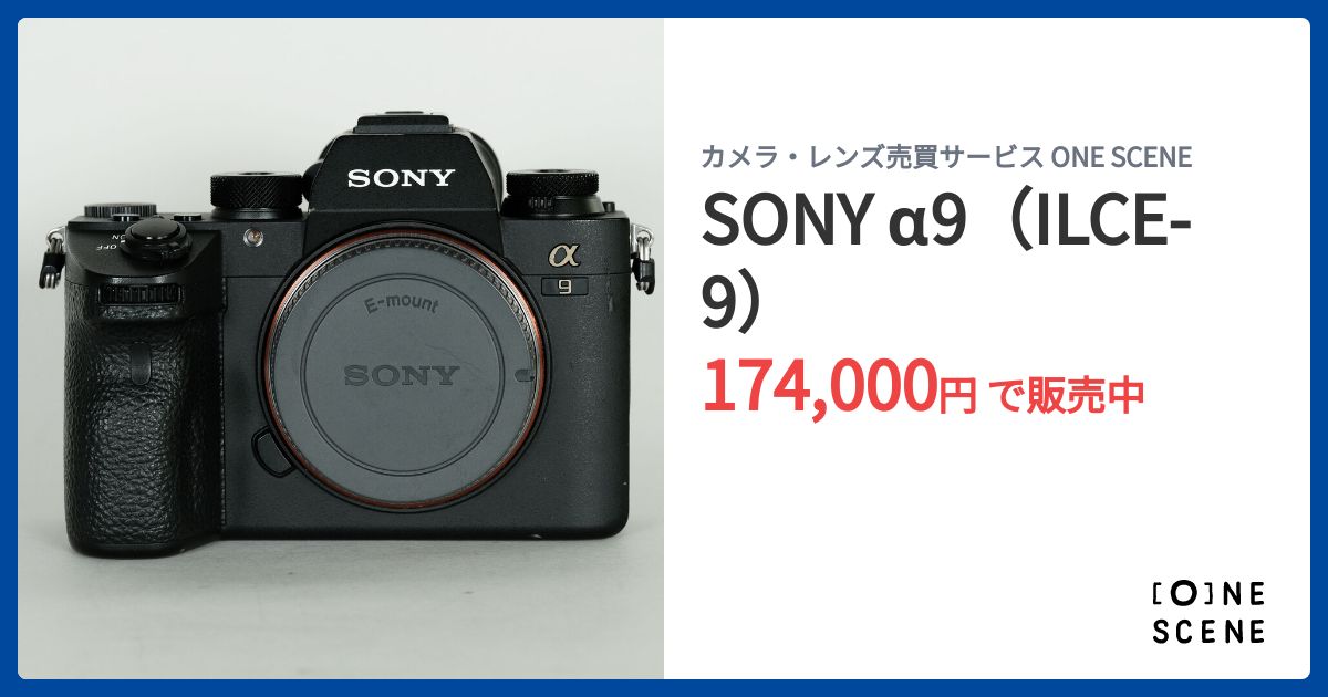 美品　SONY α9 SONY α9を中古購入レビュー！意外なデメリットも沢山あった