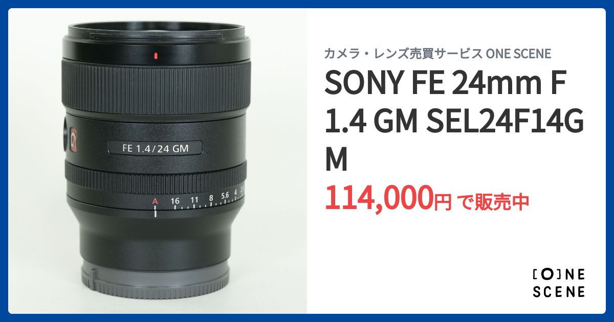 SONY FE 24mm F1.4 GM SEL24F14GMの出品 | ONE SCENE（ワンシーン）