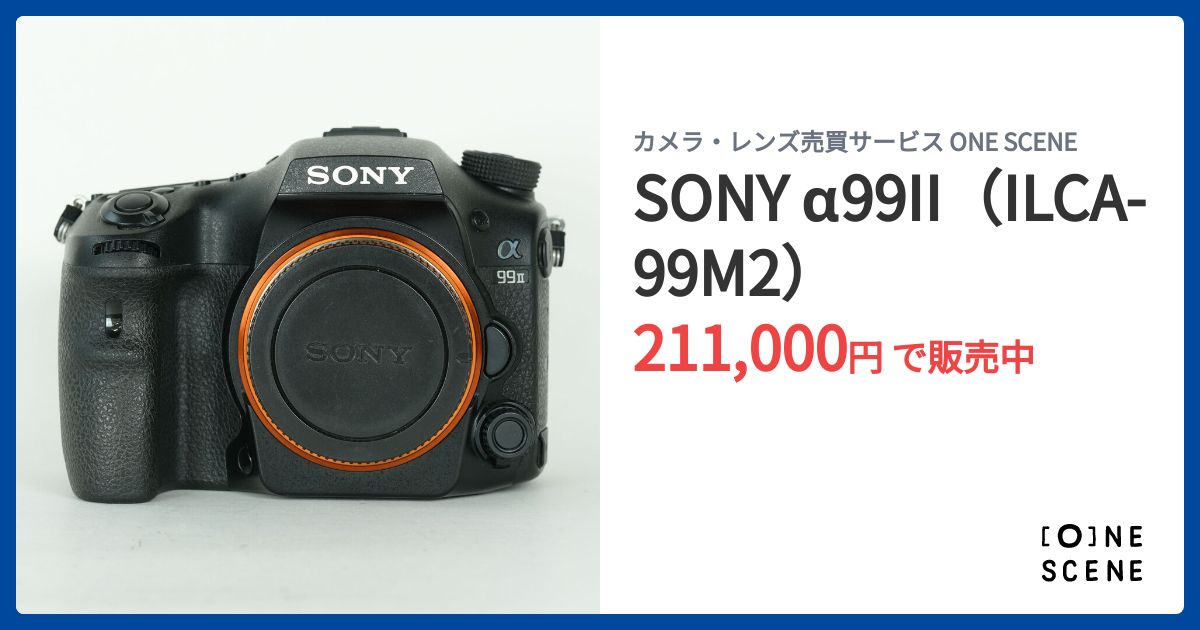SONY α99II（ILCA-99M2）の出品 | ONE SCENE（ワンシーン）