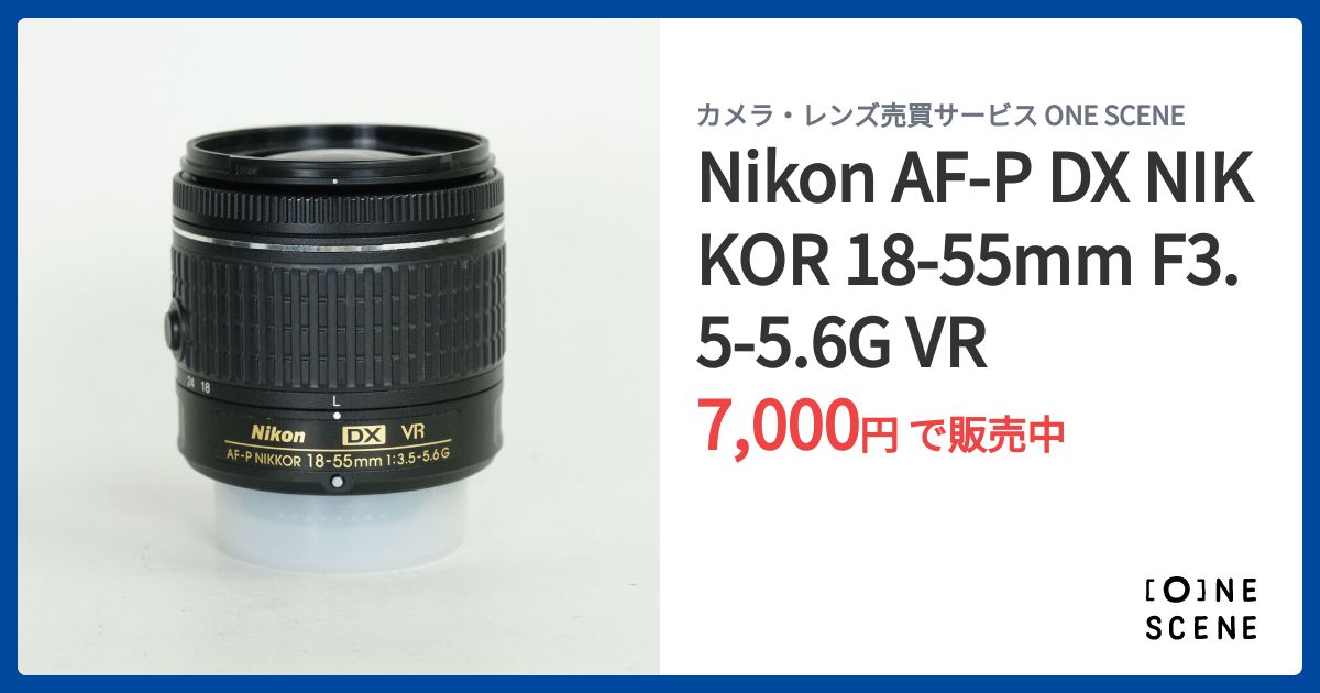 Nikon AF-P DX NIKKOR 18-55mm F3.5-5.6G VRの出品 | ONE SCENE（ワン