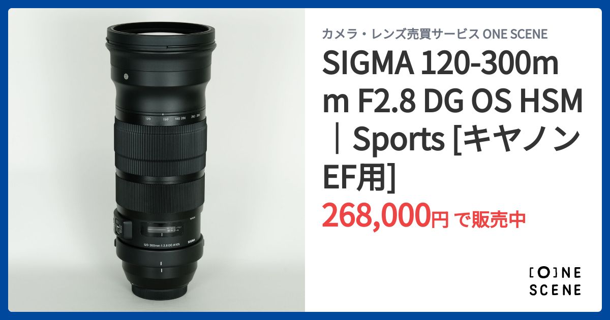SIGMA 120-300mm F2.8 DG OS HSM｜Sports [キヤノンEF用]の出品 | ONE