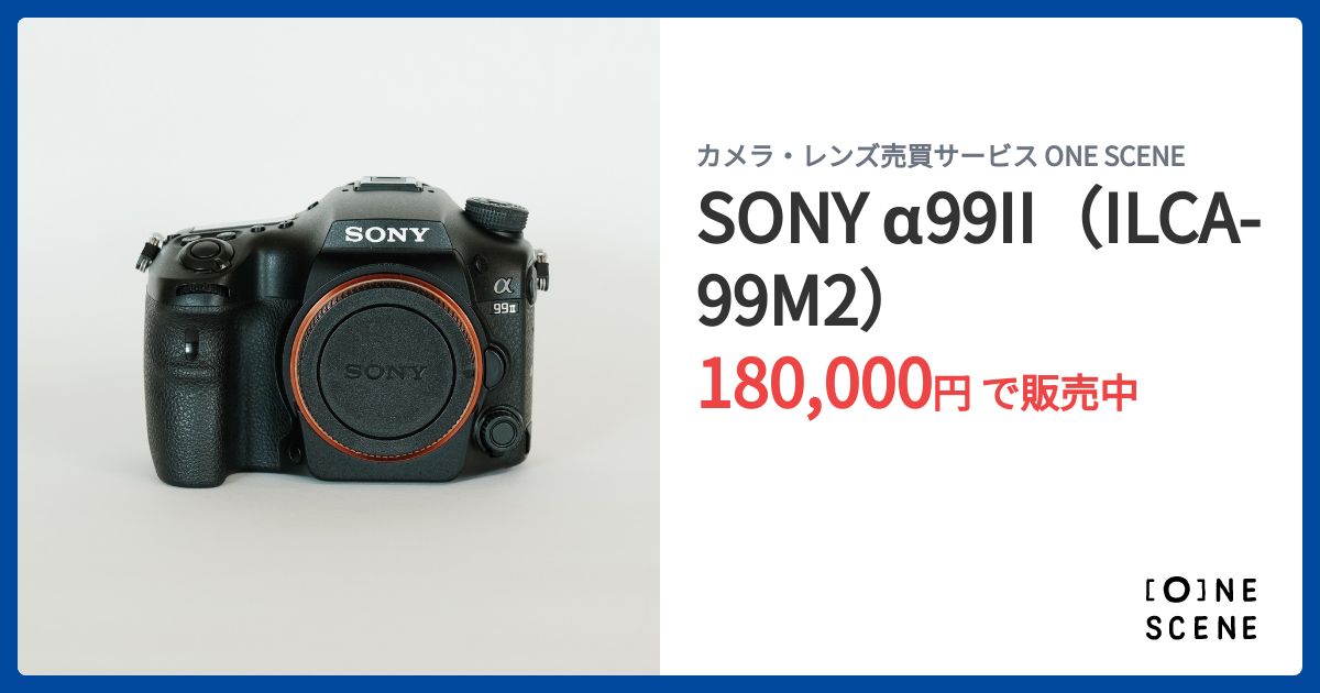 SONY α99II（ILCA-99M2）の出品 | ONE SCENE（ワンシーン）