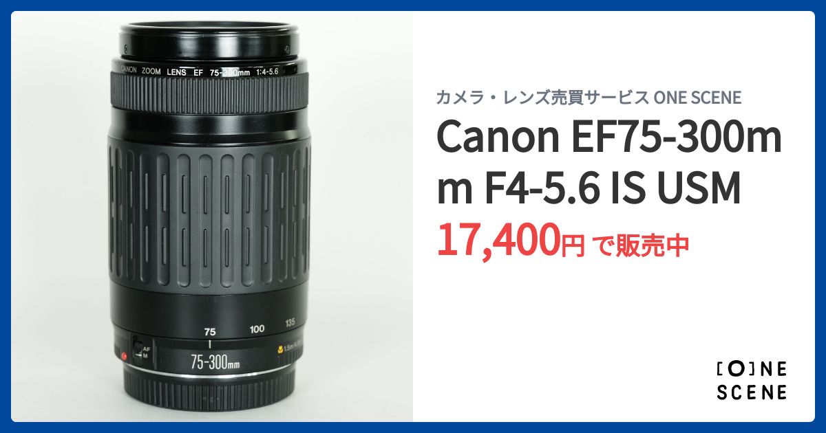 レンズ(ズーム) Canon EF75-300mm F4-5.6 III USM EFレンズ キヤノン Canon EF75-300mm F4-5.6 III 激安望遠ズーム