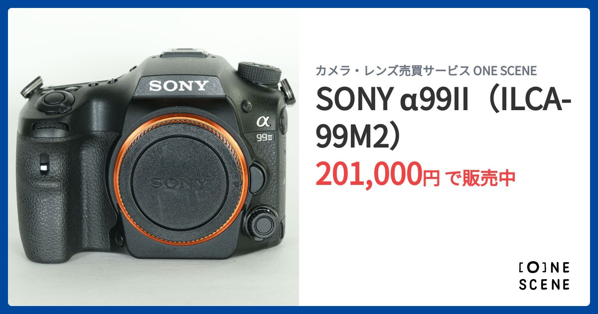 SONY α99II（ILCA-99M2）の出品 | ONE SCENE（ワンシーン）