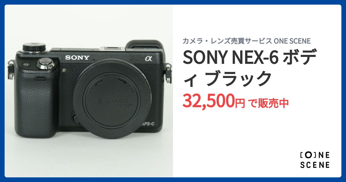 SONY NEX-6 ボディ ブラックの出品 | ONE SCENE（ワンシーン）