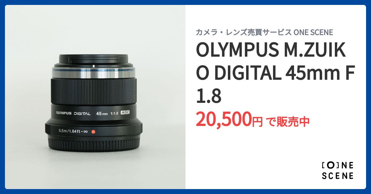【元箱付き】OLYMPUS M.ZUIKO DIGITAL 45mm F1.8 Amazon.com : OM SYSTEM OLYMPUS M.Zuiko Digital 45mm F1.8