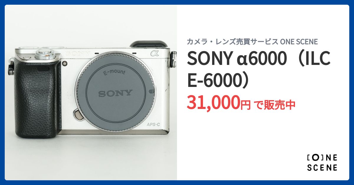SONY α6000（ILCE-6000）の出品 | ONE SCENE（ワンシーン）