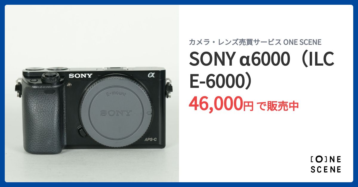 SONY α6000（ILCE-6000）の出品 | ONE SCENE（ワンシーン）