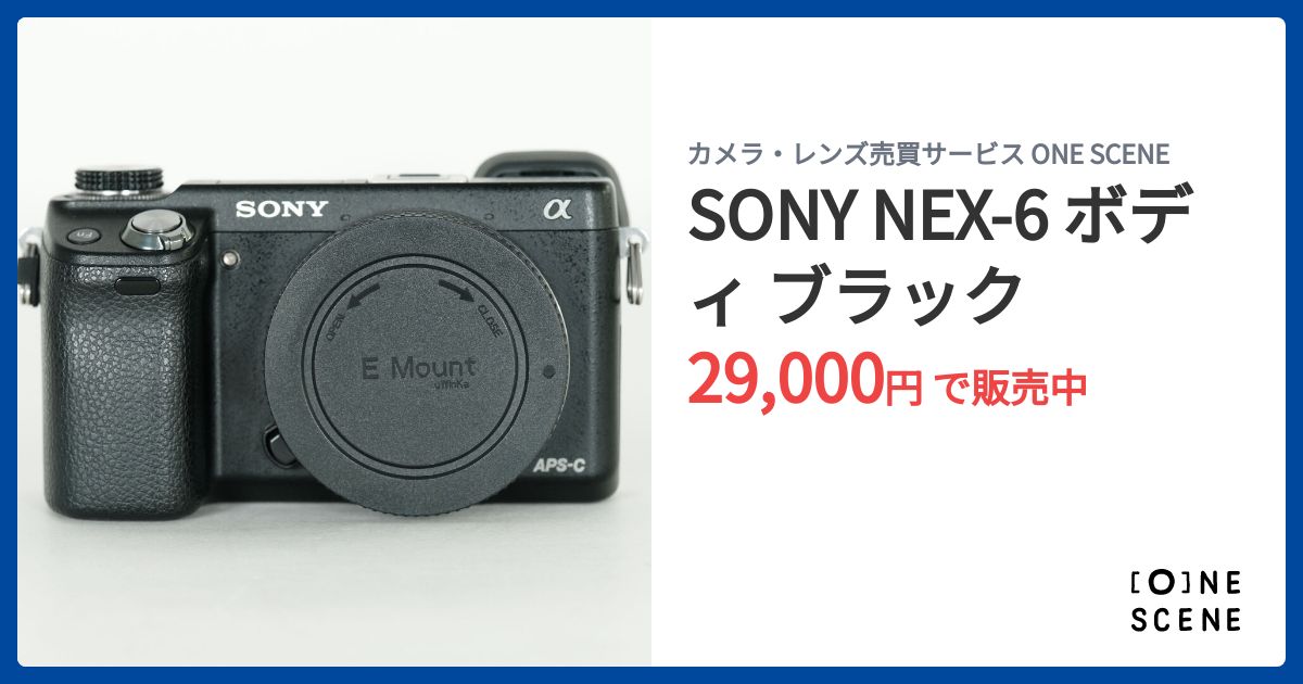 SONY NEX-6 ボディ ブラックの出品 | ONE SCENE（ワンシーン）