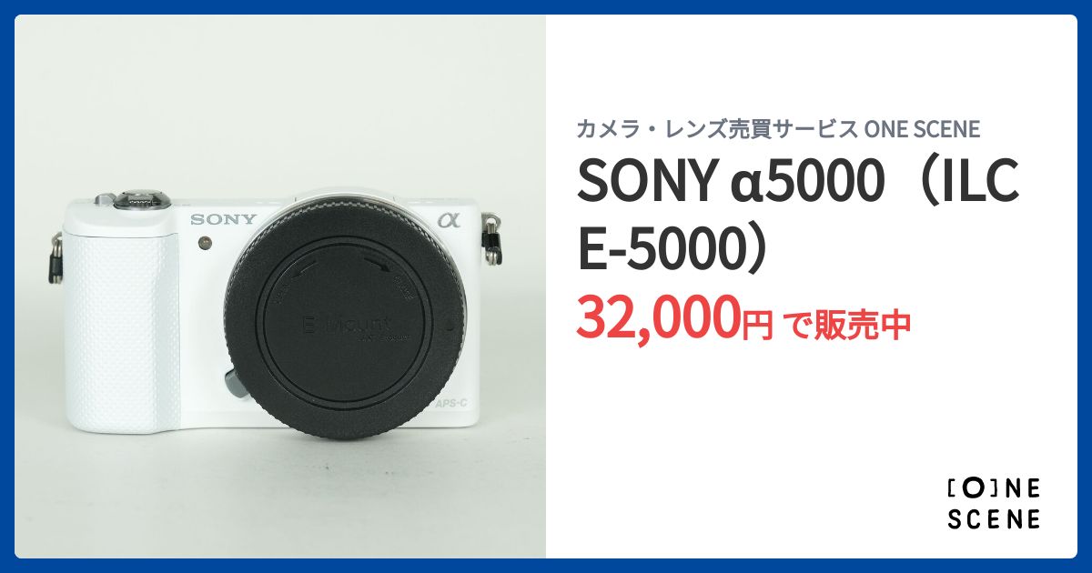 SONY α5000（ILCE-5000）の出品 | ONE SCENE（ワンシーン）