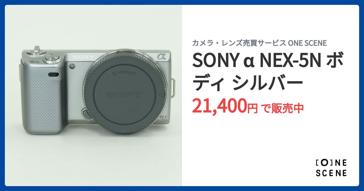 SONY α NEX-5N ボディ シルバーの出品 | ONE SCENE（ワンシーン）