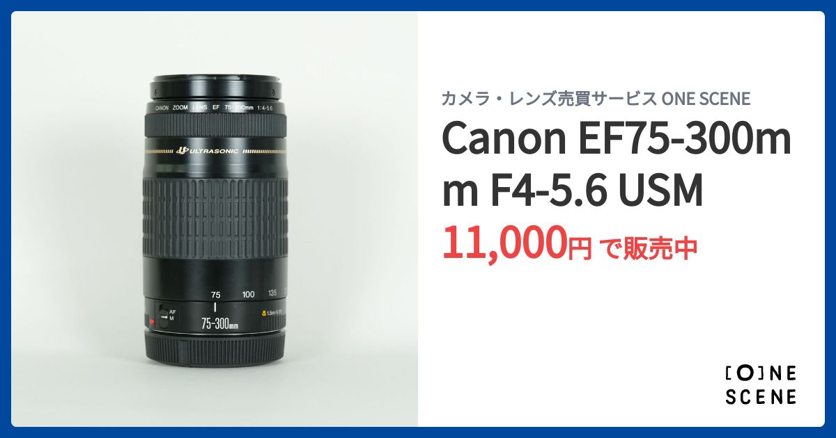 Canon EF75-300mm F4-5.6 USMの出品 | ONE SCENE（ワンシーン）