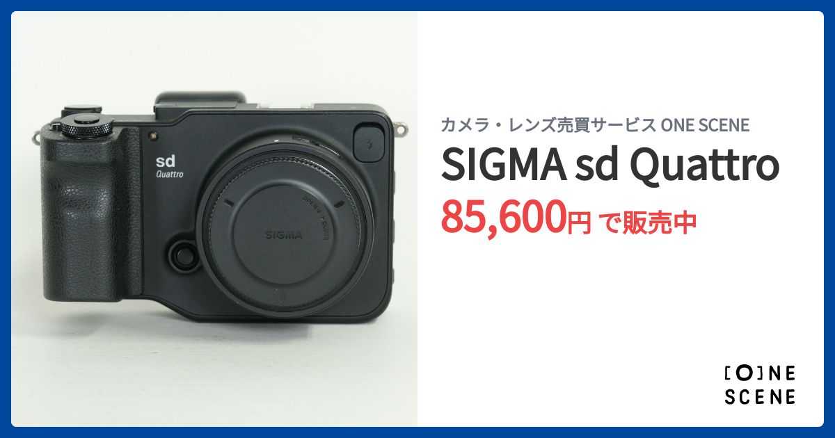 SIGMA sd Quattroの出品 | ONE SCENE（ワンシーン）