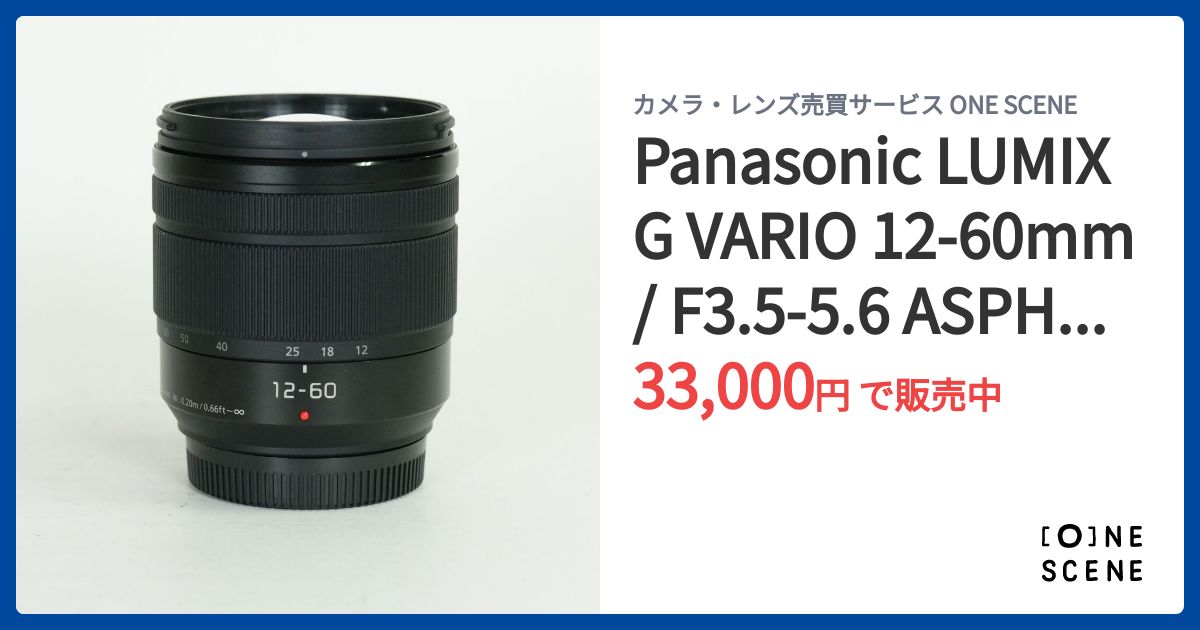 Panasonic LUMIX G VARIO 12-60mm / F3.5-5.6 ASPH. / POWER O.I.S.の