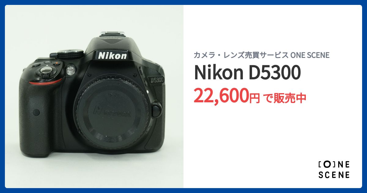 Nikon D5300の出品 | ONE SCENE（ワンシーン）