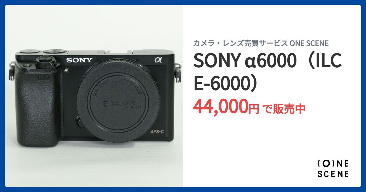 SONY α6000（ILCE-6000）の出品 | ONE SCENE（ワンシーン）