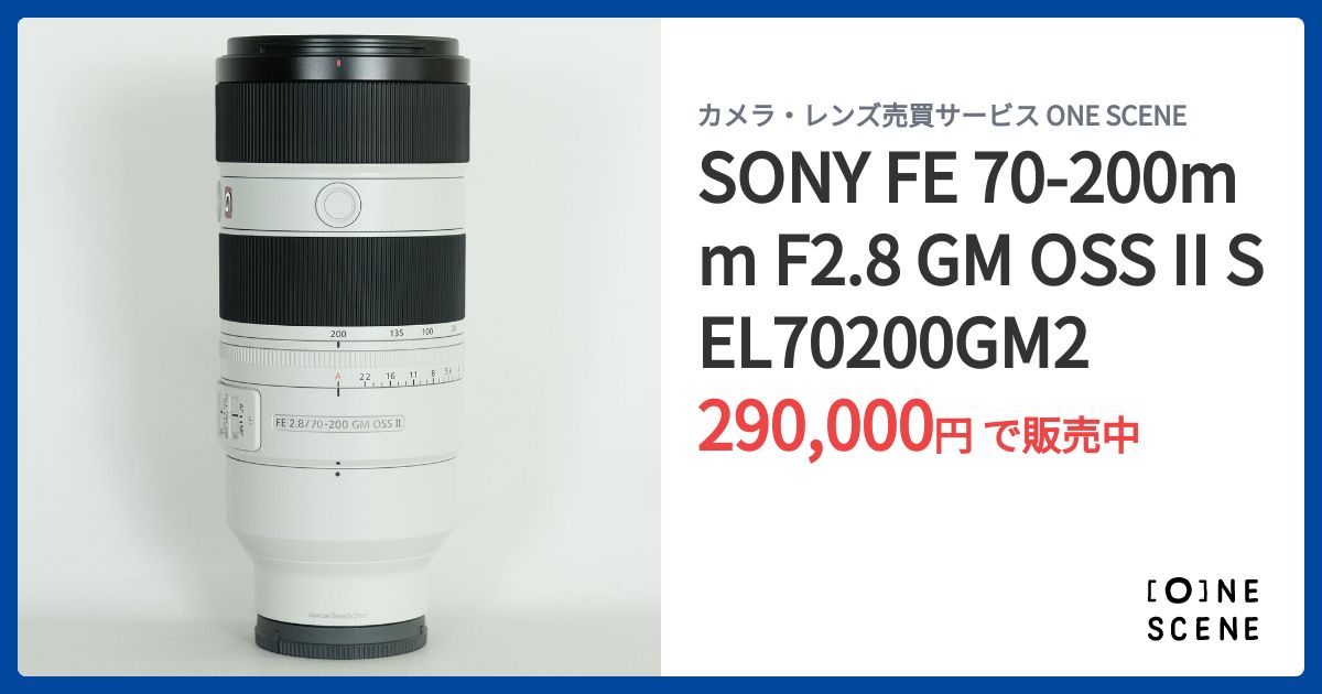 SONY FE 70-200mm F2.8 GM OSS II SEL70200GM2の出品 | ONE SCENE