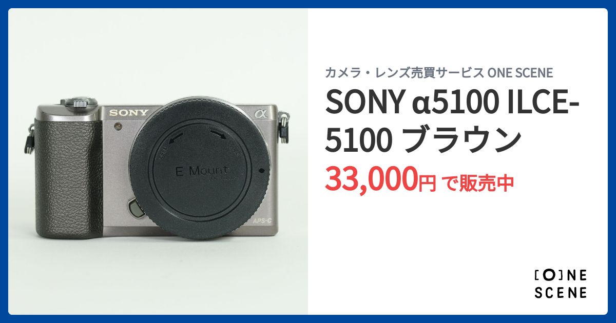 SONY α5100 ILCE-5100 ブラウンの出品 | ONE SCENE（ワンシーン）