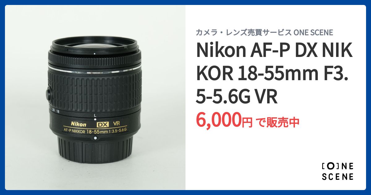 Nikon AF-P DX NIKKOR 18-55mm F3.5-5.6G VRの出品 | ONE SCENE（ワン