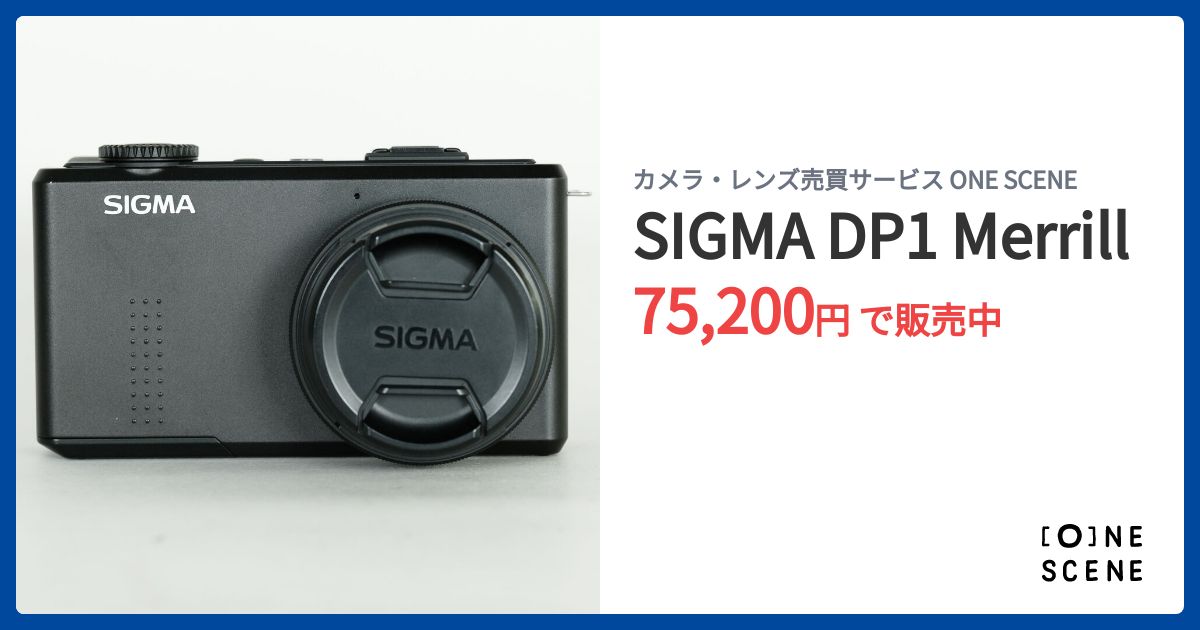 SIGMA DP1 Merrillの出品 | ONE SCENE（ワンシーン）