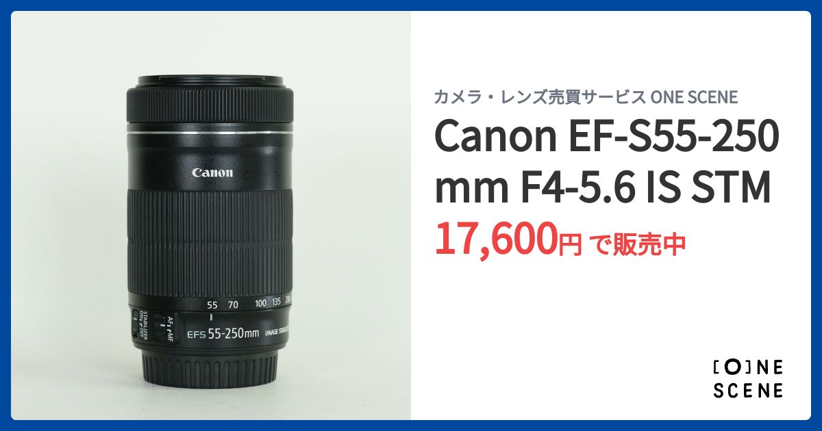 Canon EF-S55-250mm F4-5.6 IS STMの出品 | ONE SCENE（ワンシーン）