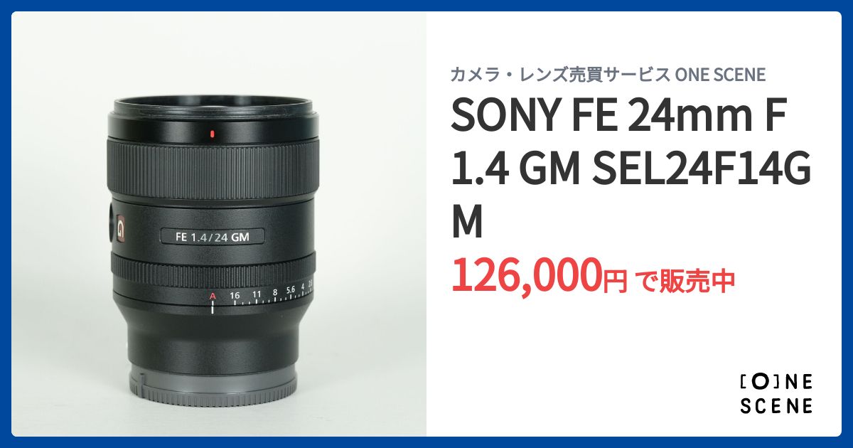 SONY FE 24mm F1.4 GM SEL24F14GMの出品 | ONE SCENE（ワンシーン）