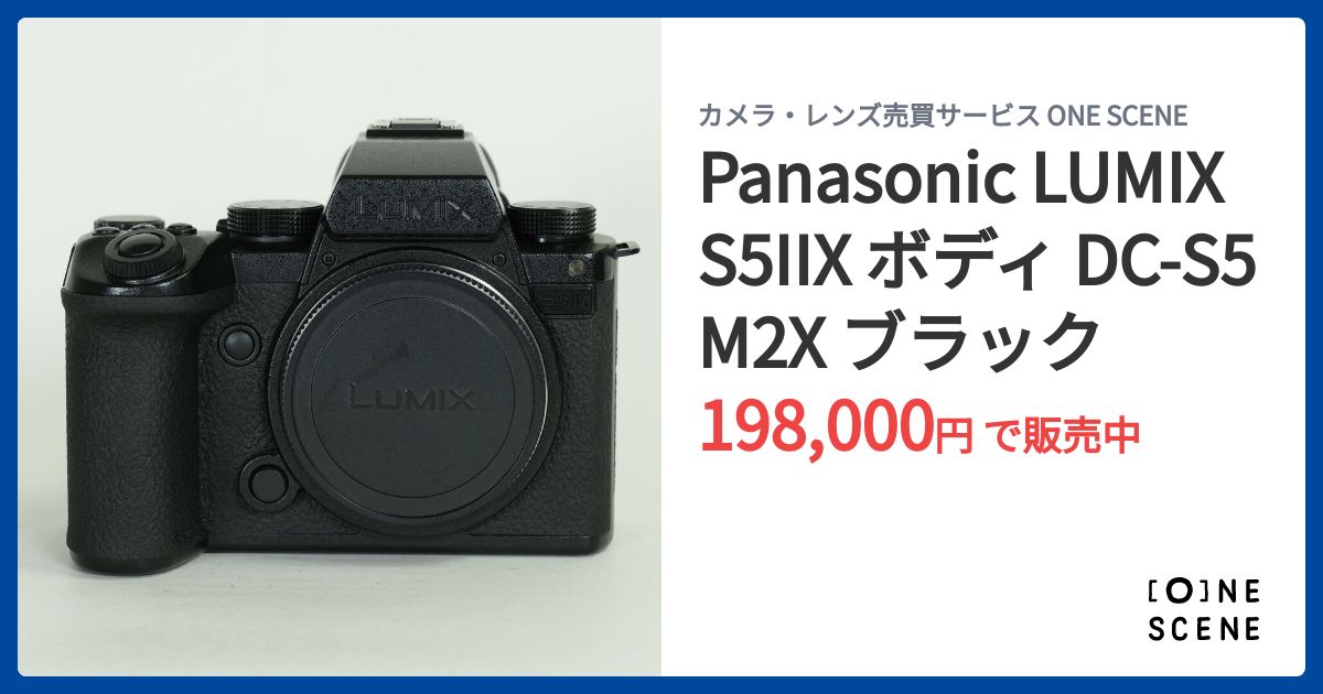 Panasonic LUMIX S5IIX ボディ DC-S5M2X ブラックの出品 | ONE SCENE