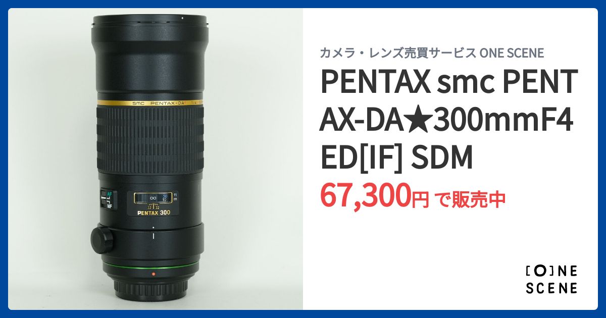 PENTAX smc PENTAX-DA☆300mmF4ED[IF] SDMの出品 | ONE SCENE（ワン